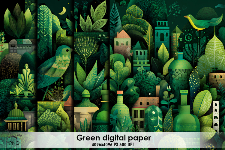 Green digital paper