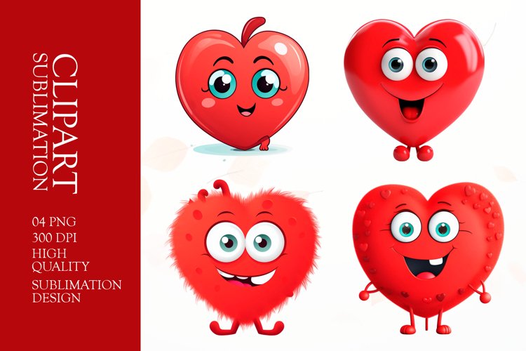 Cute Heart Clipart Image 24