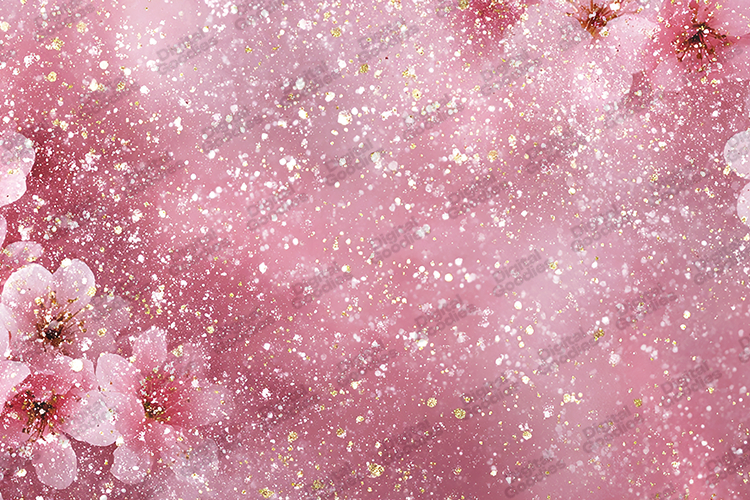 Pink Floral Glitter Sparkle Soft Texture Background JPG