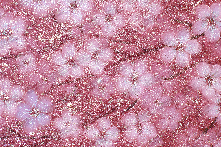 Pink Glitter Floral Sparkle Pattern Texture Background