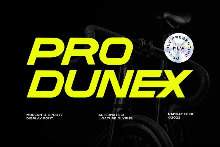 Pro Dunex - Sporty Display Font