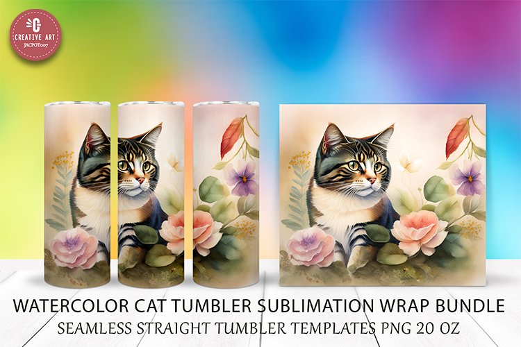 Cat Watercolor Image 15