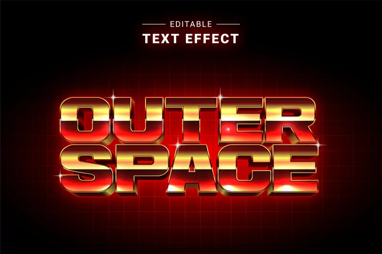 Editable Text Effect for Illustrator. Vector Graphic styles