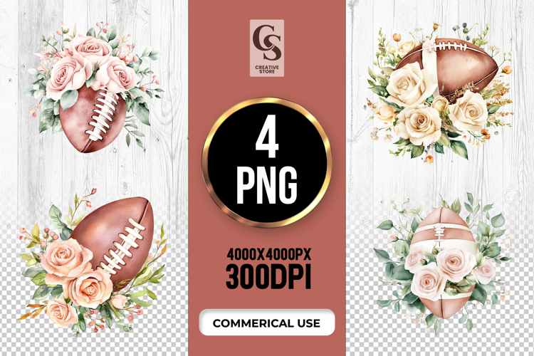 Football Clipart Image 4