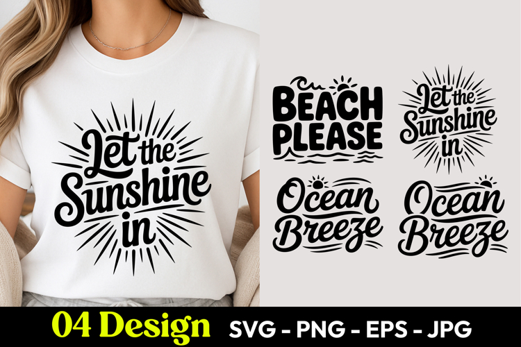 Let The Sunshine In SVG PNG