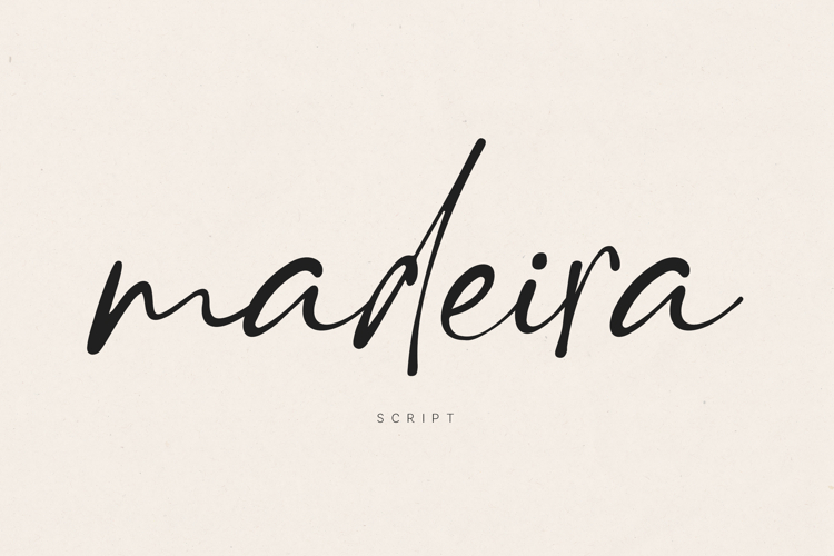 Madeira Elegant Signature Script Font