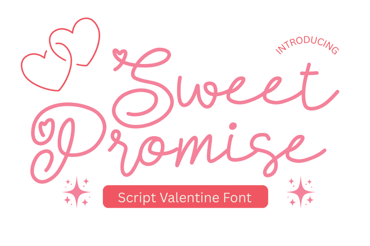 Sweet Promise is a Valentine’s Day Script font