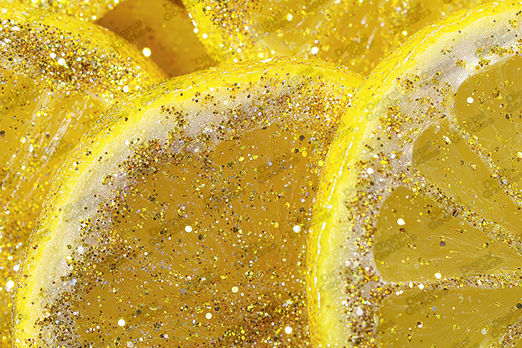 Yellow Glitter Background Image 12