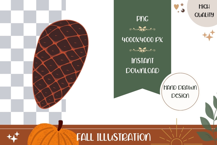 Cartoon Cone Illustration, Cone PNG, Fall Sublimation