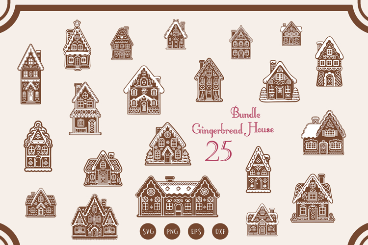 Gingerbread House Svg Image 15