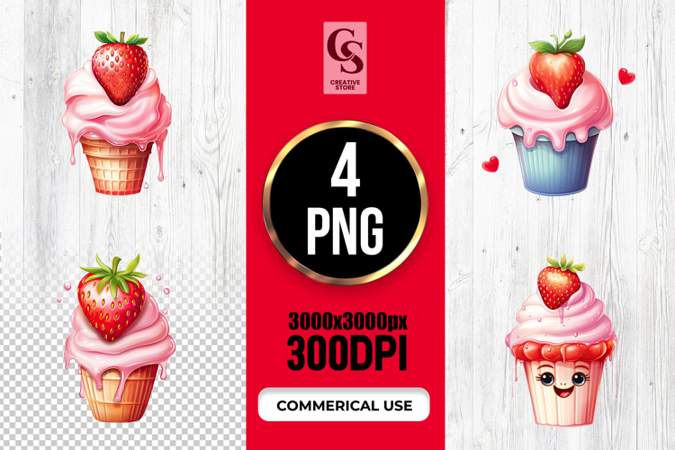 Cute Cupcake Clipart 