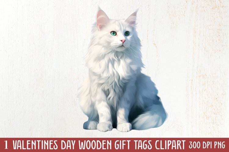 Valentine Cats Clipart, Valentine Pets Clipart