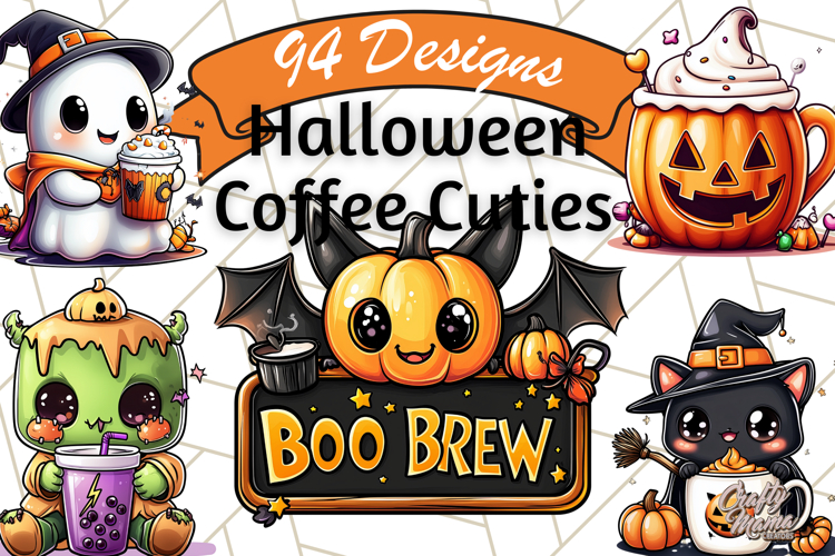 Monster Café Halloween PNG Clipart, Coffee Holiday Clip Art