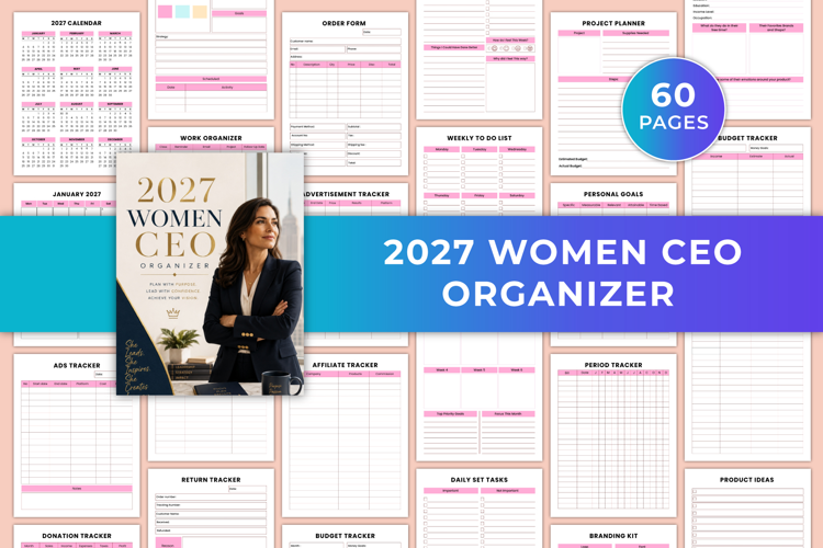 2027 Women CEO Organizer | Business Planner, Leadership