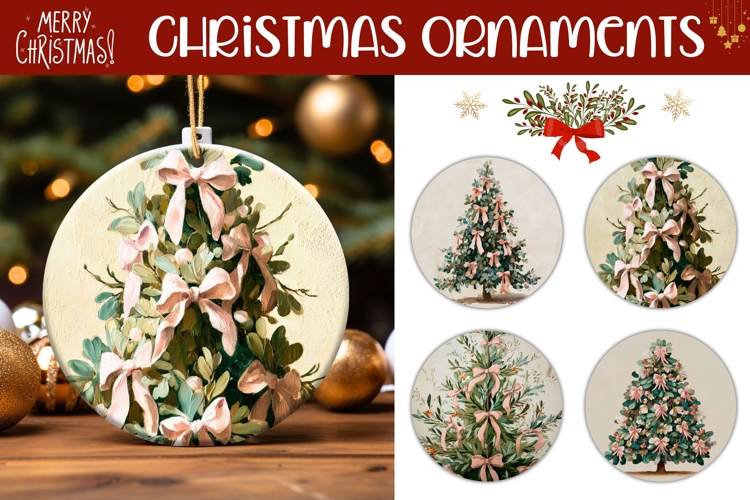 Christmas Ornament Designs, Christmas Tree Gift Tags