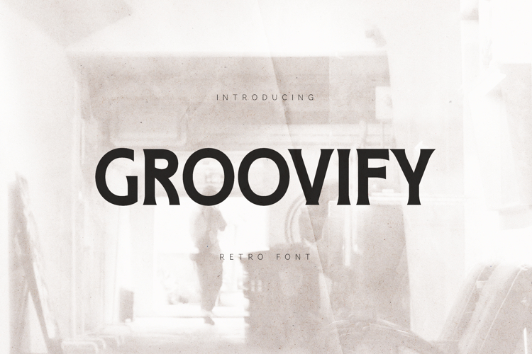 Groovify Bold Retro Serif Font