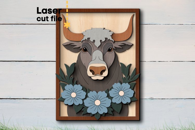 Bull Vector Image 2
