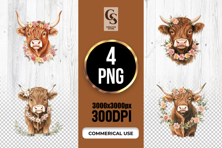 Highland Cow Clipart Image 18