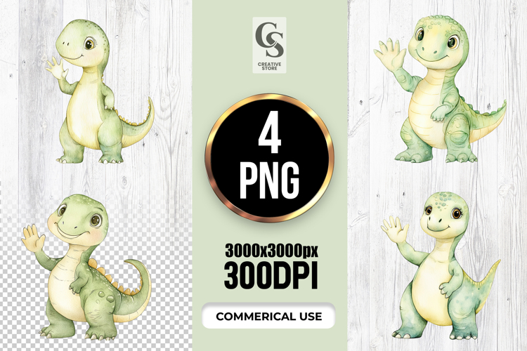 Cute Dinosaur Clipart Image 5