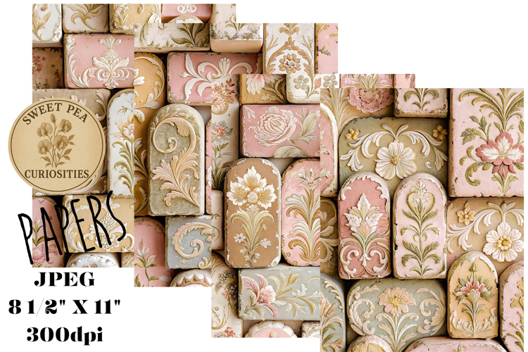 Shabby Chic, Papers, Junk Journal