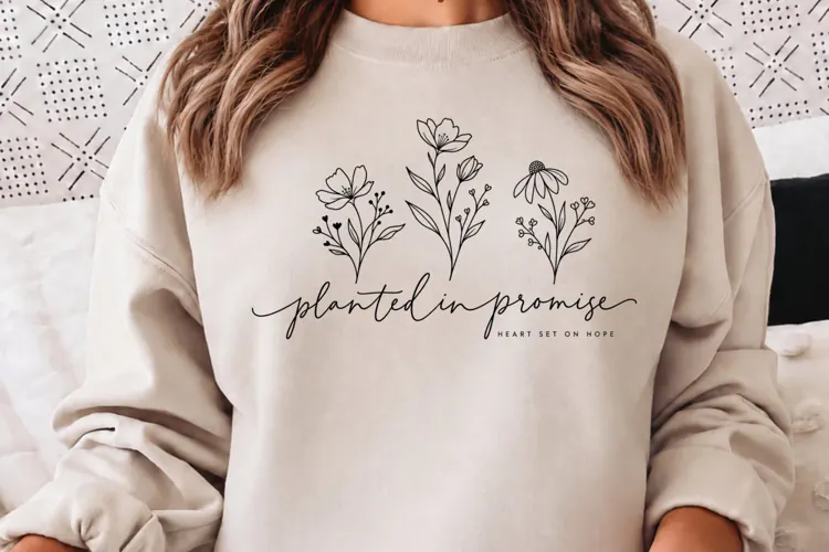 Rooted in Grace Floral Christian PNG, Faith Hope Bloom Chris