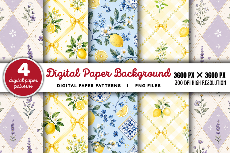 Digital Paper Background PNG