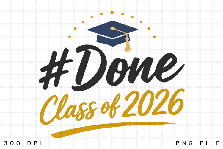 Class Of 2026 PNG: Graduation Celebration Senior Party png