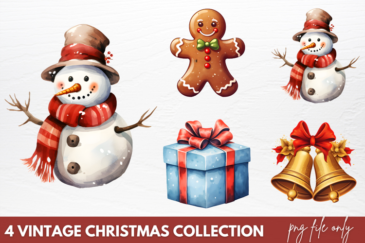 Vintage Christmas Clipart Image 13