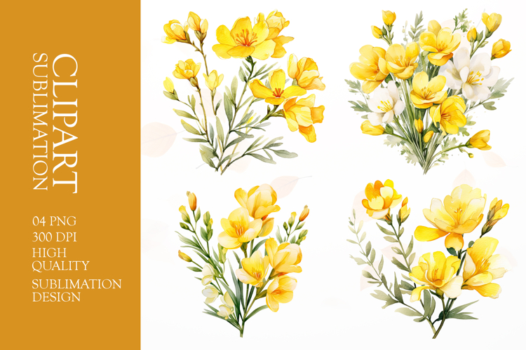 Flower Bouquet Clipart Image 3
