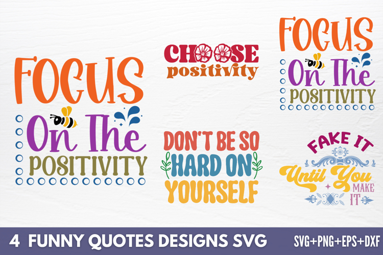 Motivational Quotes Designs SVG