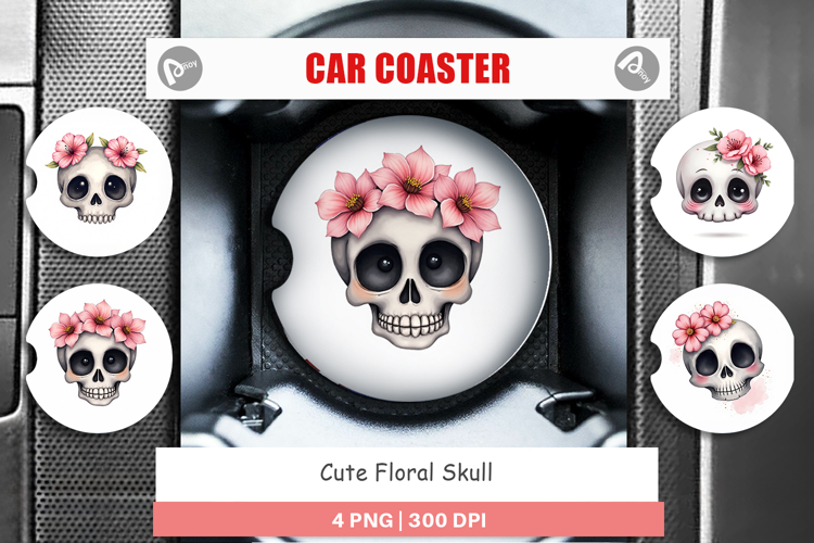 Cute Skull Clipart Image 5