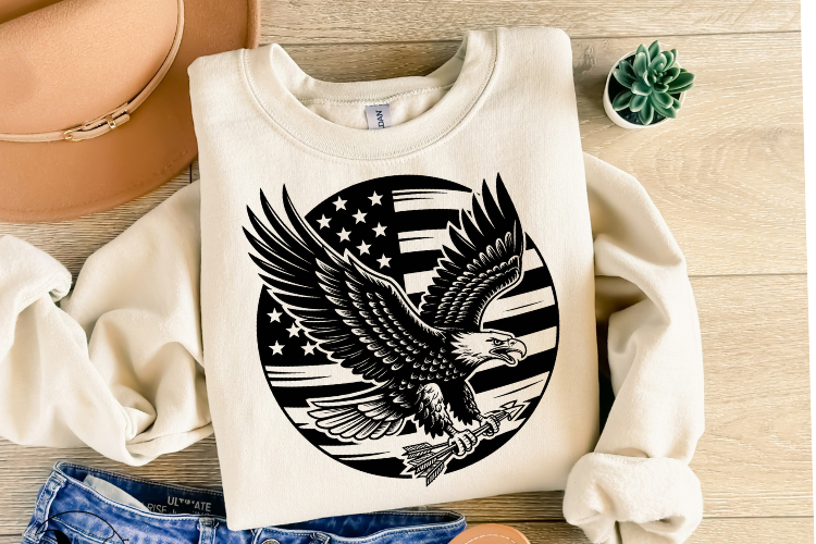 USA Eagle Svg Design | Svg Cut Files | Shirt Svg