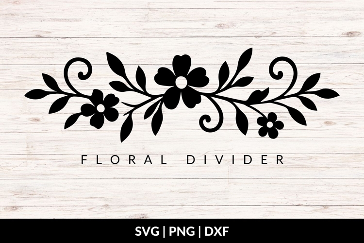 Botanical Divider SVG