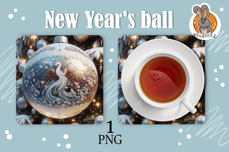 Christmas tree ball, stand for hot food