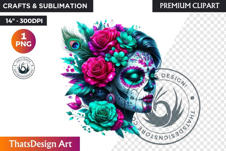 Sugar Skull Clipart Image 19