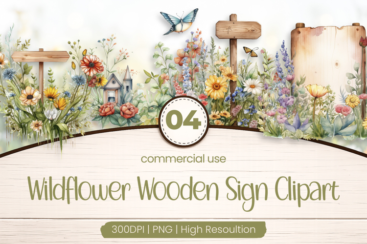 Flower garden clipart Image 2
