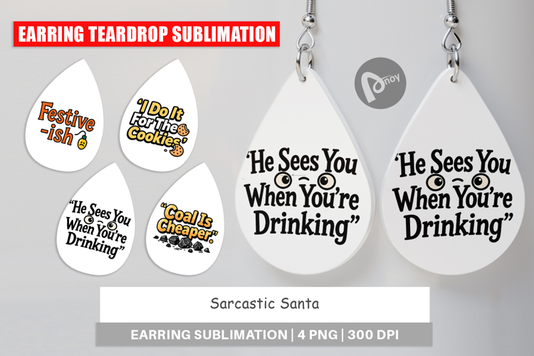 Earring Sublimation Designs Image 23