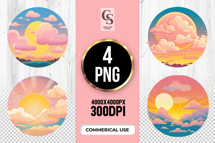 Sunset Illustration Image 2