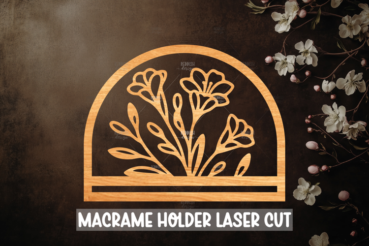 Macrame Holder Laser cut, Home decor Laser Cut