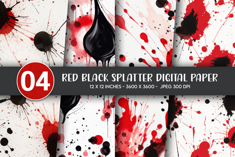 Paint Splatter Texture Image 23