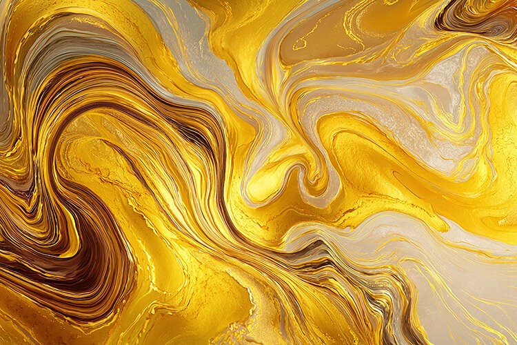 A vibrant abstract art piece featuring swirling (6612358)