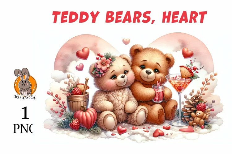 bears and a heart