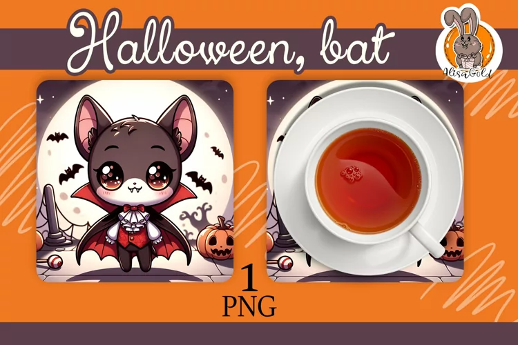 Halloween, bat, hot plate