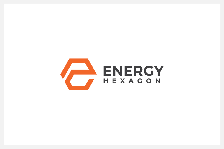 Hexagon Letter E Logo Design Vector Template