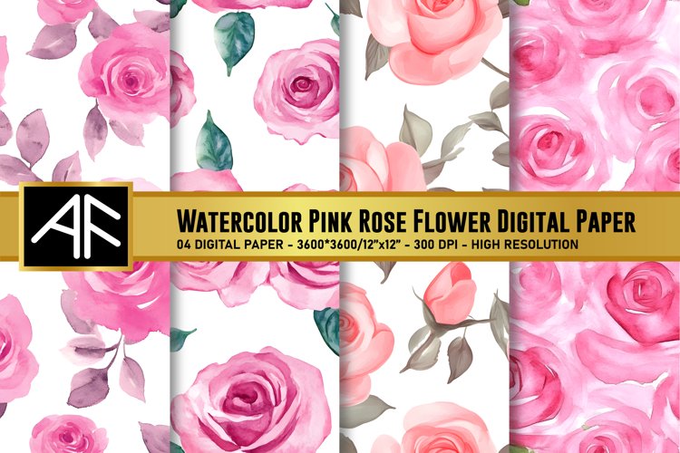 Pink Rose Clipart Image 8