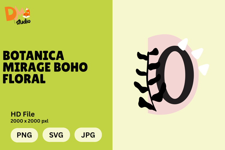 Botanica Mirage Boho Floral Monogram