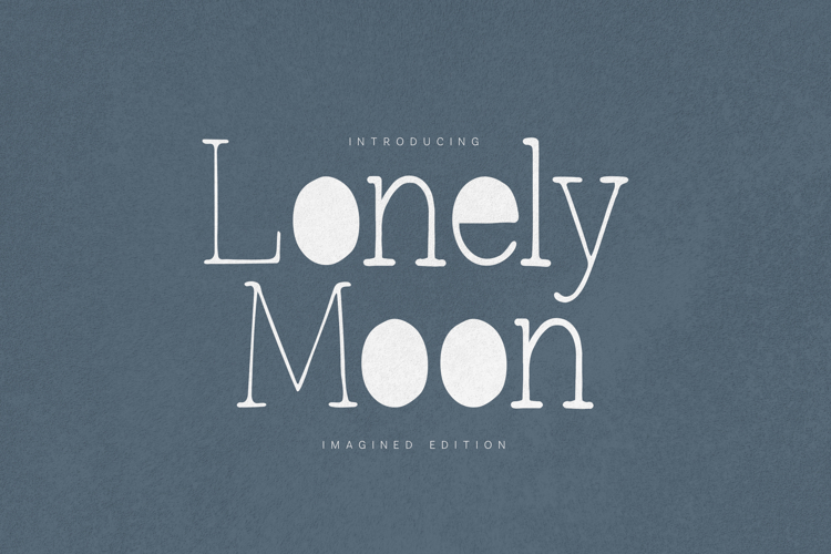 Lonely Moon Whimsical Display Serif