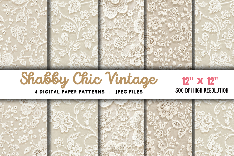 Shabby Chic Vintage Bridal White JPG