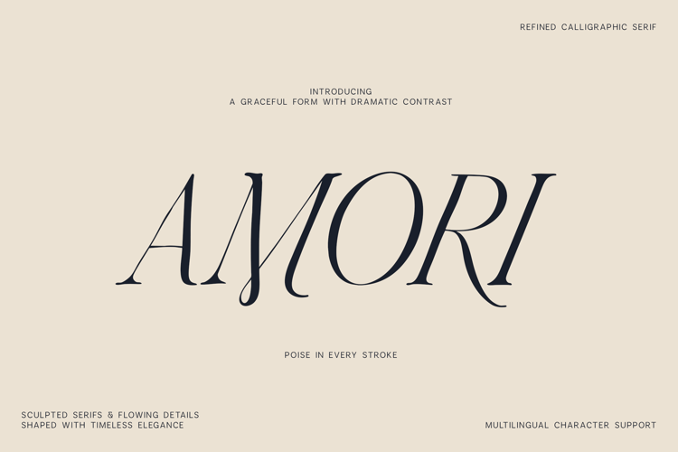 Ajori Elegant Serif Font for Luxury Branding