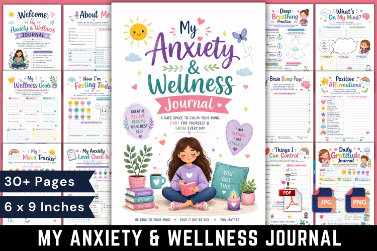My Anxiety & Wellness Journal example image 1